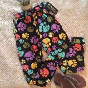 🐾AWESOME J🐾 Paw Print Jogger Pants